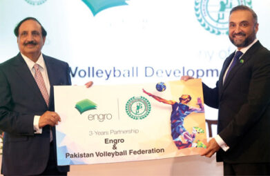 Engro joins hands with Pakistan Volleyball Federation (PVF) to launch the Engro Volleyball Development Program with a vision to have broad representation of Pakistan in the Olympic Games 8